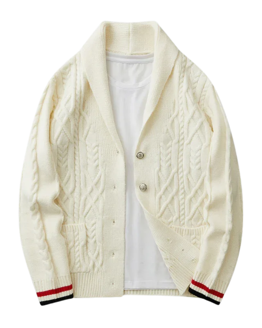 Élégant cardigan en coton