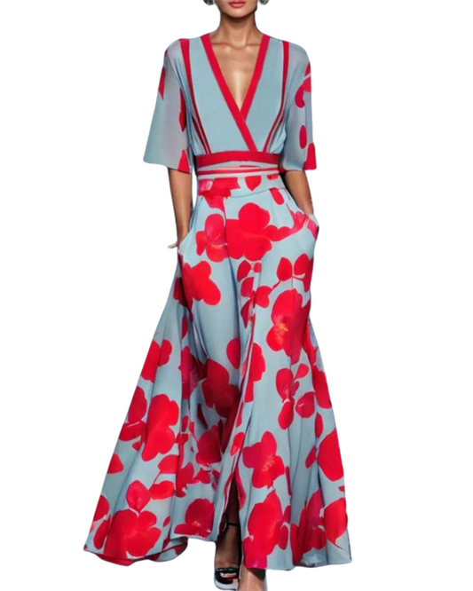 Robe longue élégante de Florence