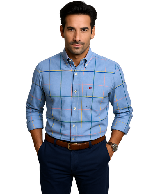 Chemise élégante en coton pour homme