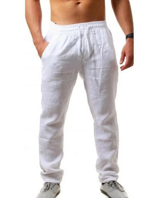 Pantalon en lin respirant