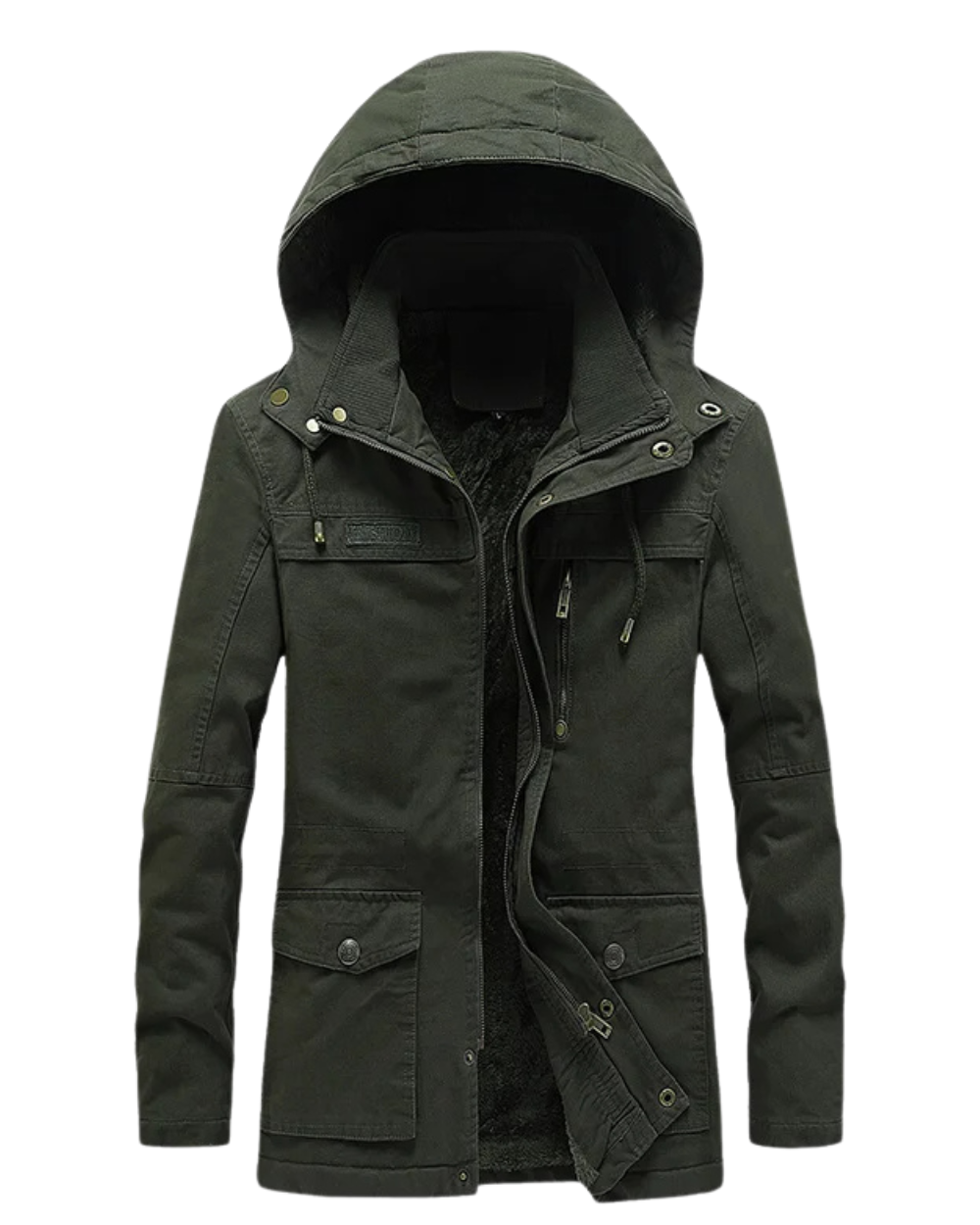 Veste d'hiver décontractée en coton