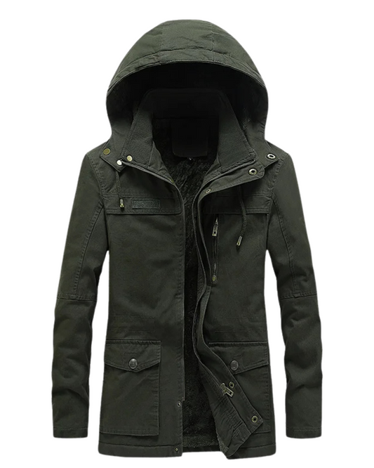 Veste d'hiver décontractée en coton