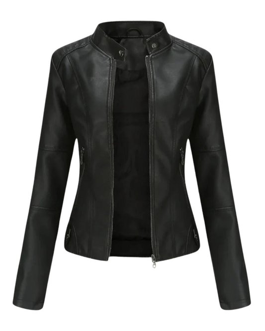 Veste en cuir élégante