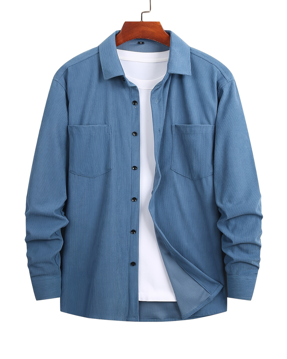 Cardigan décontracté en velours côtelé