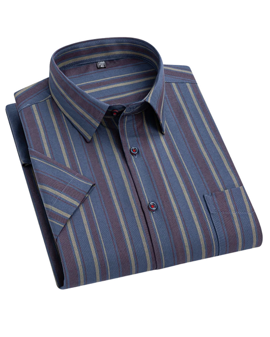Chemise en coton à manches courtes
