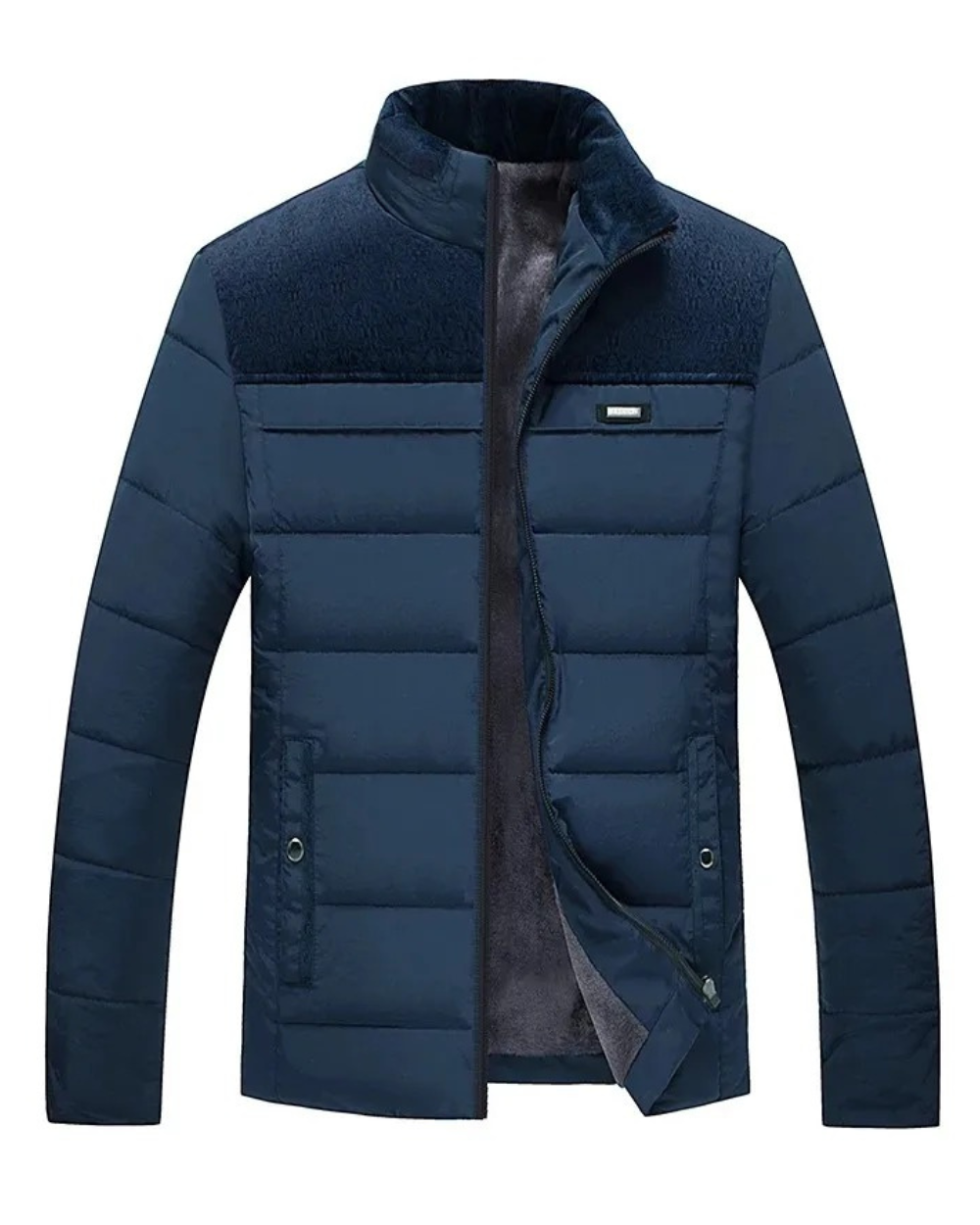 Élégante veste polaire matelassée