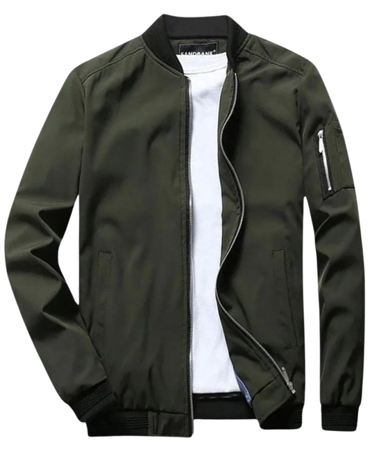Blouson bombardier décontracté pour hommes
