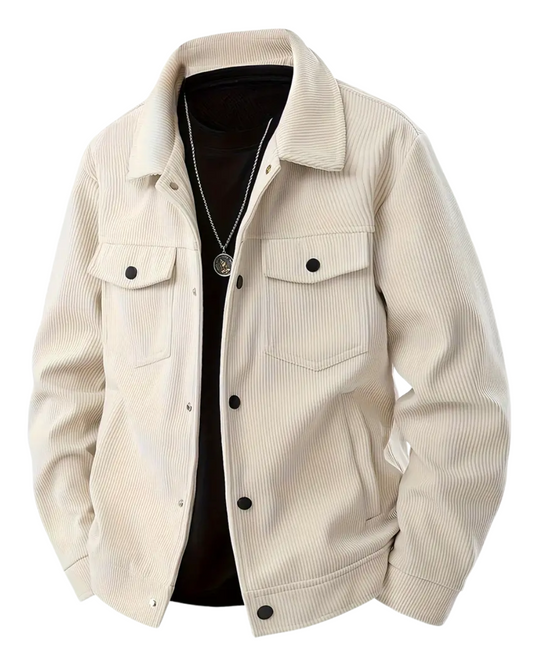 Veste élégante en velours côtelé
