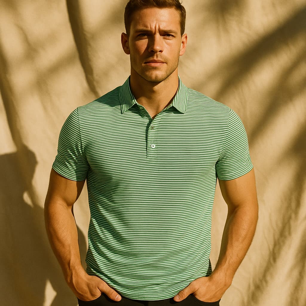 Polo rayé