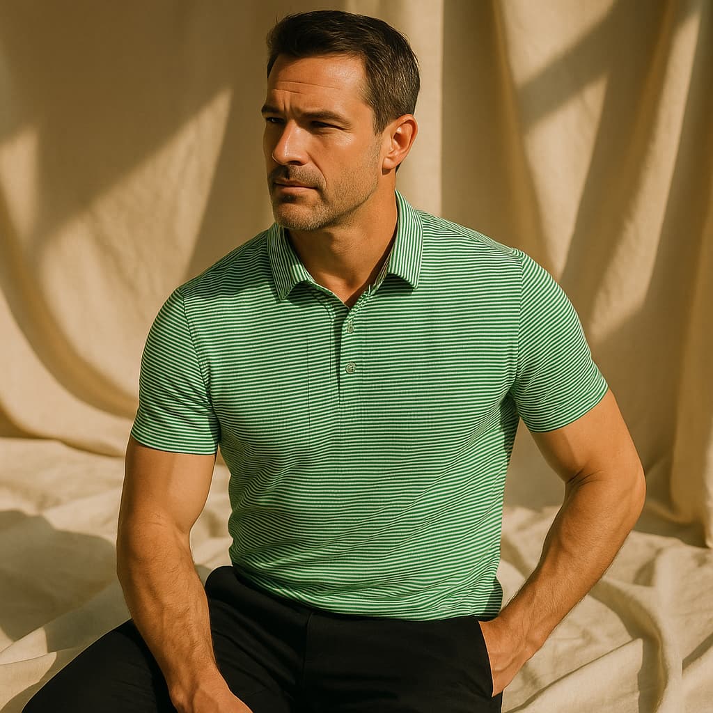 Polo rayé