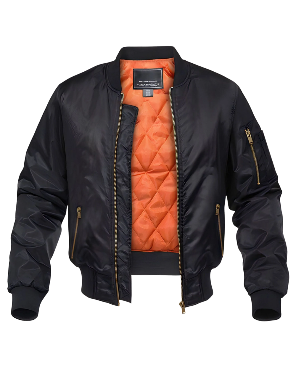 Elégante veste bombardier matelassée