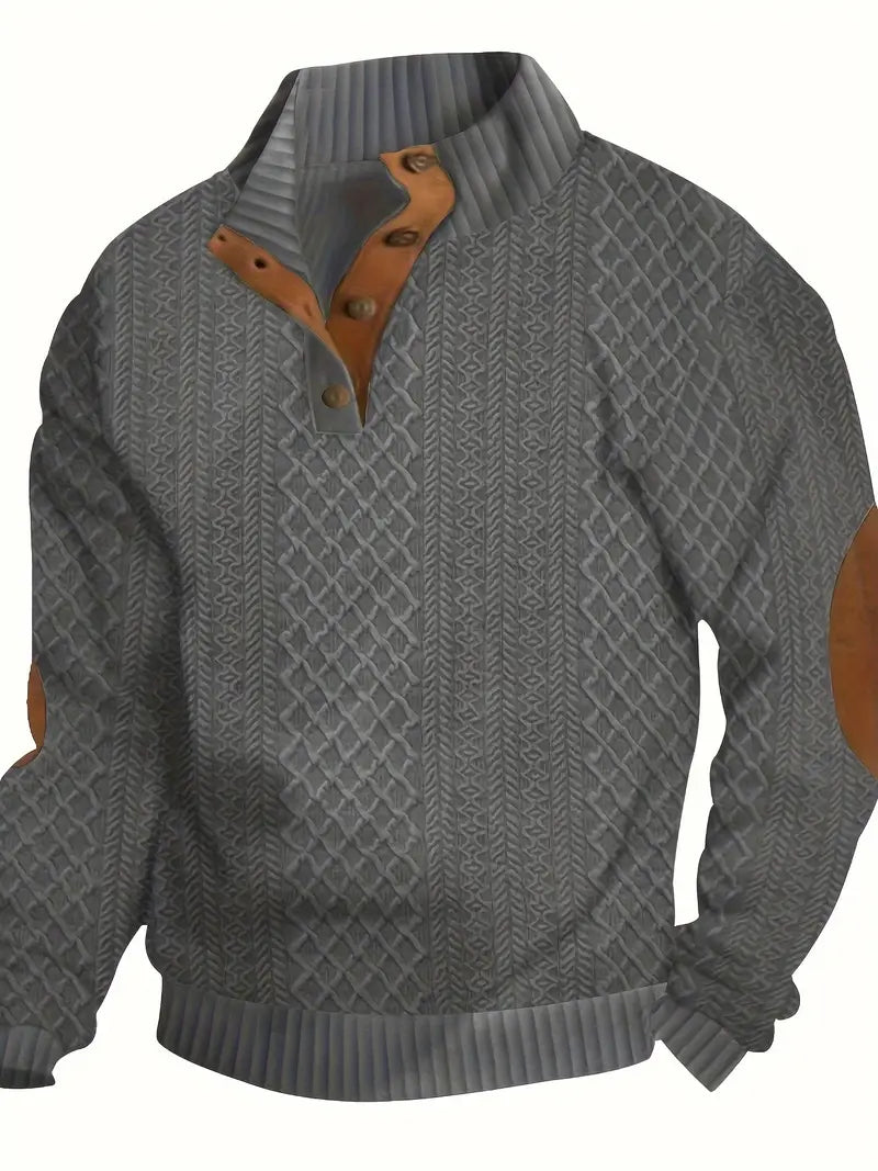 Pull à boutons élégants