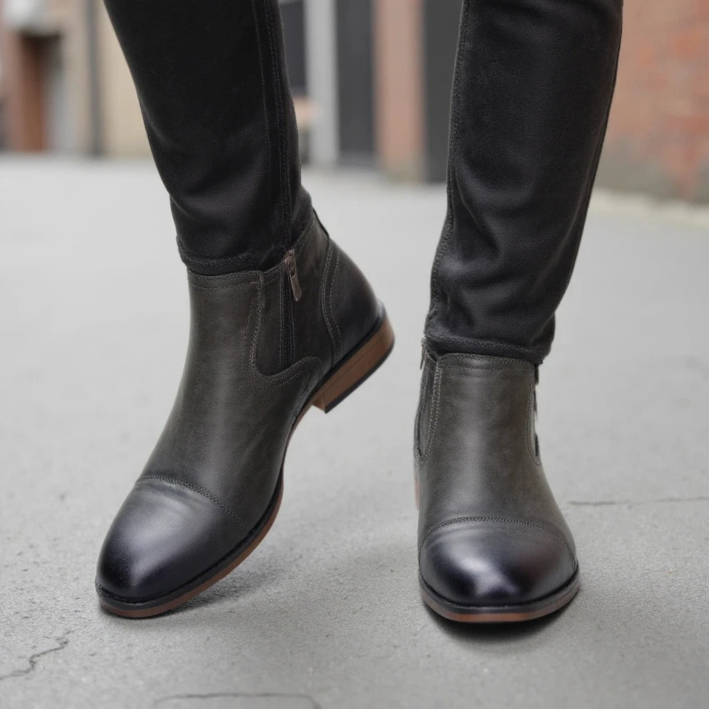 Bottes Chelsea en cuir