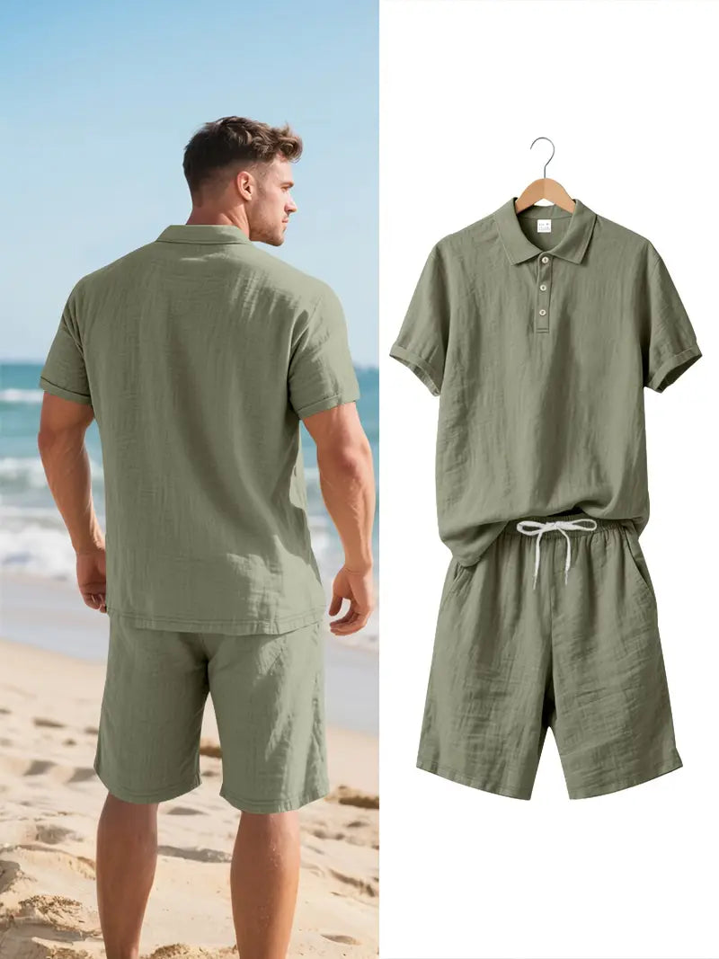 Ensemble pour hommes en lin