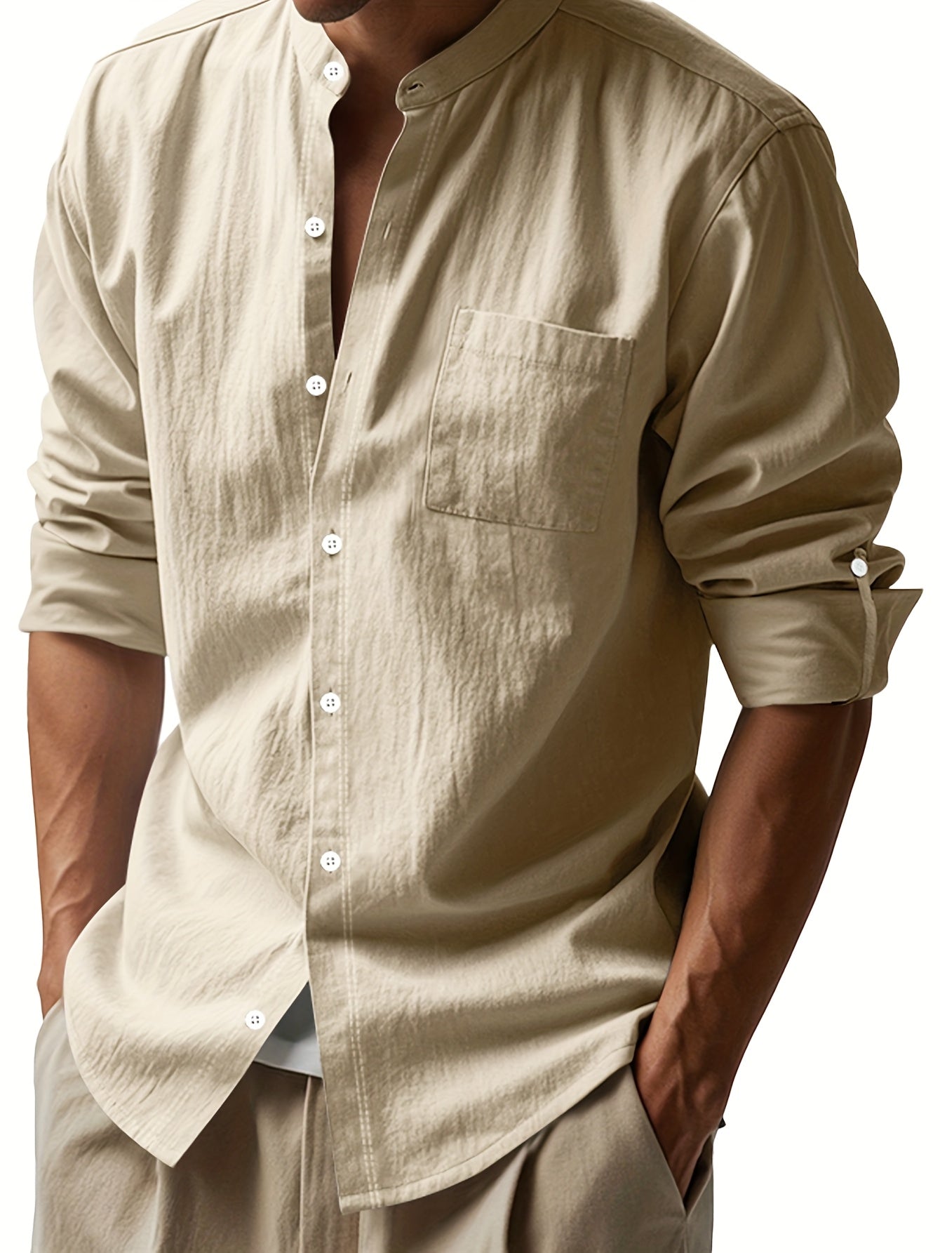 Chemise en lin élégante