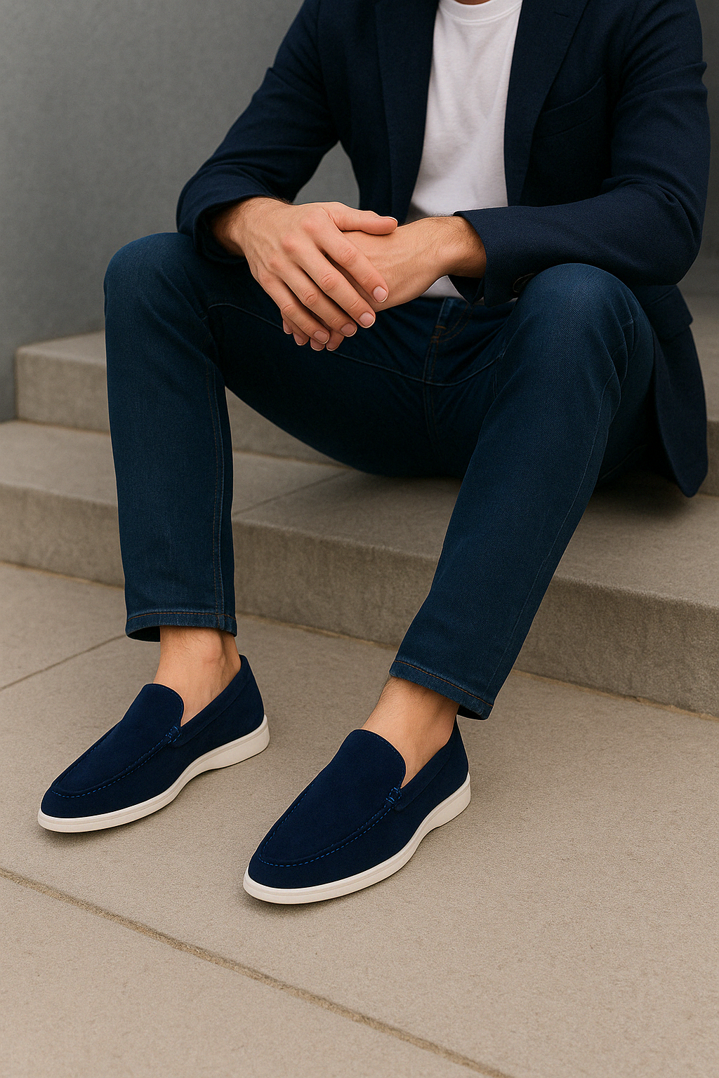 Mocassins en daim chic