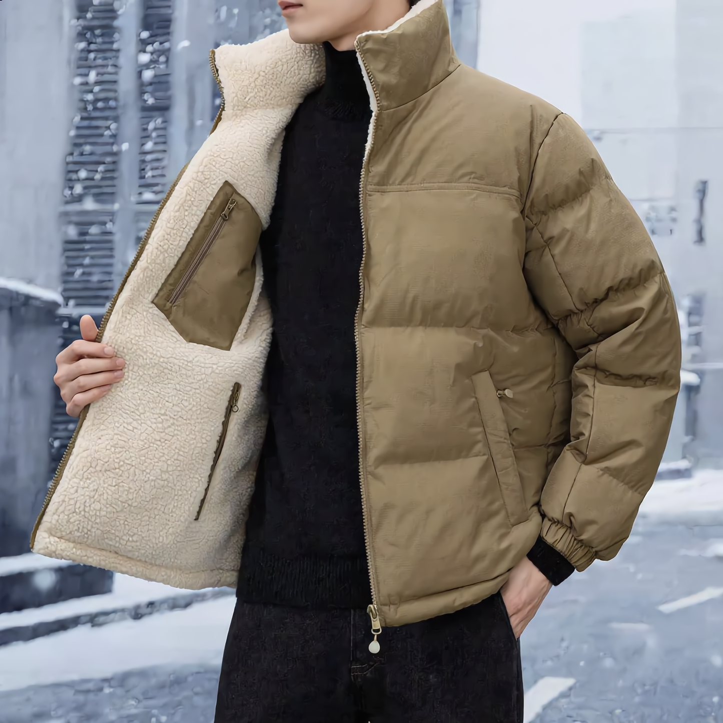 Élégante veste réversible