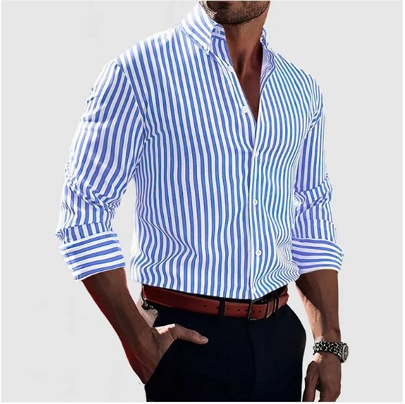 Chemise élégante à rayures