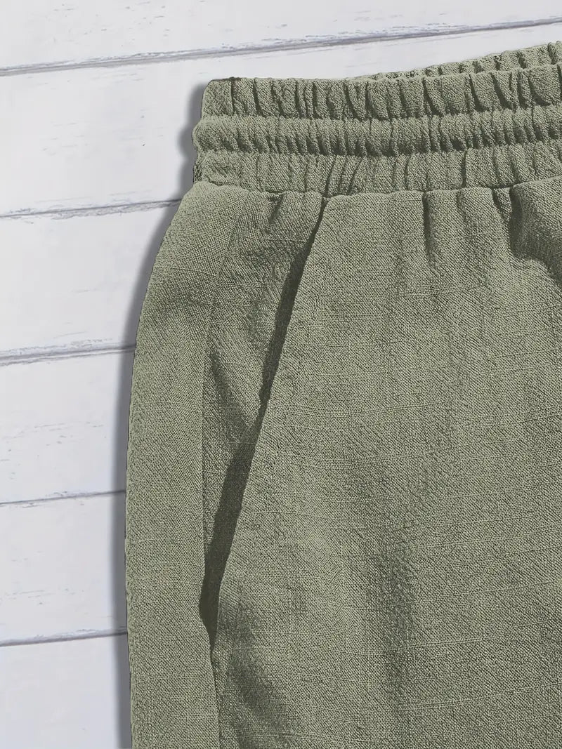 Short en lin décontracté