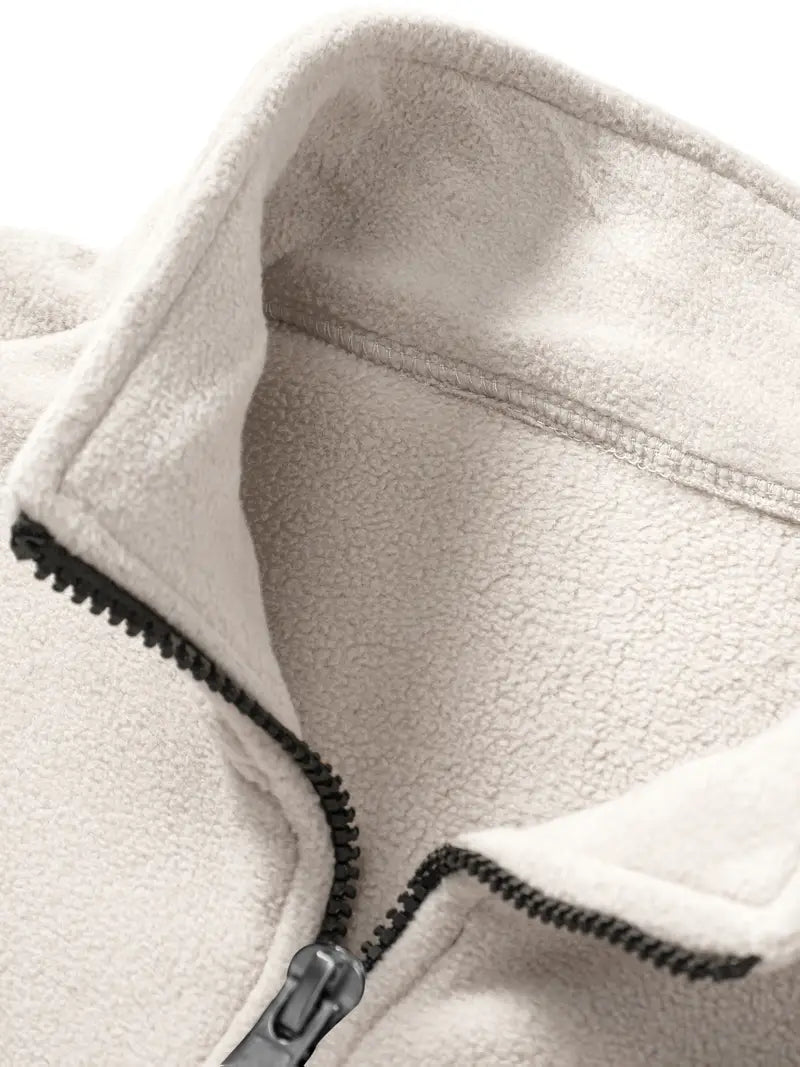 Pull zippé à manches longues