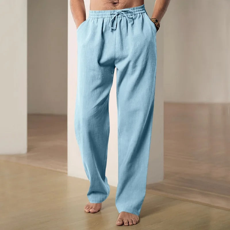 Pantalon en lin Ibiza