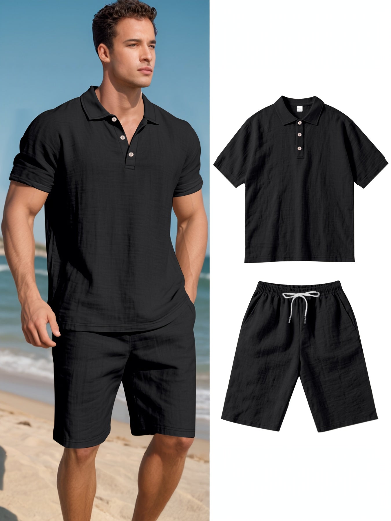 Ensemble pour hommes en lin