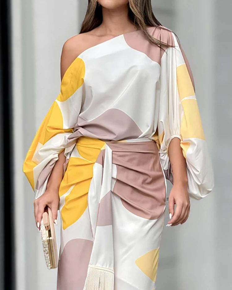 Robe élégante et colorée