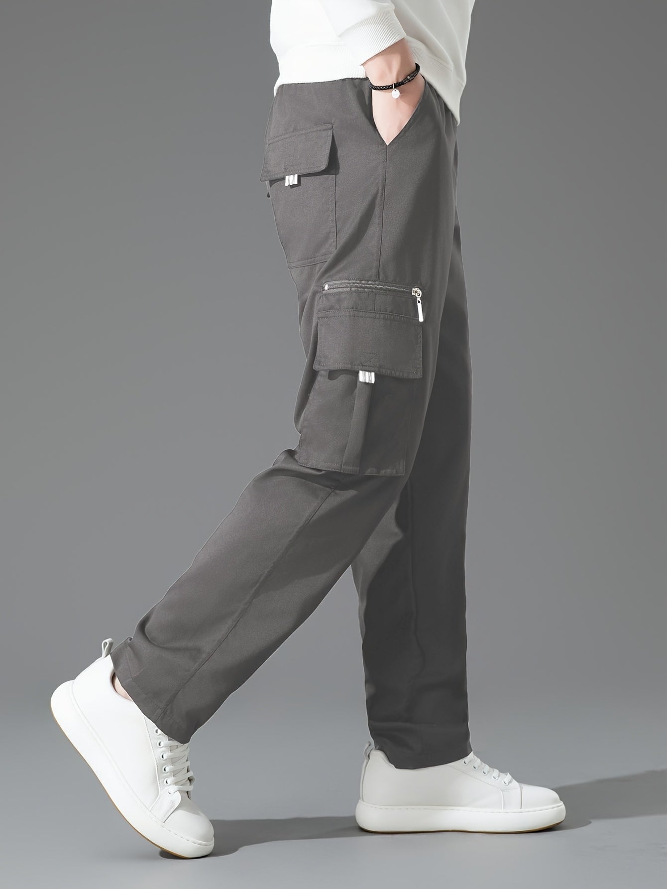 Pantalon cargo ample