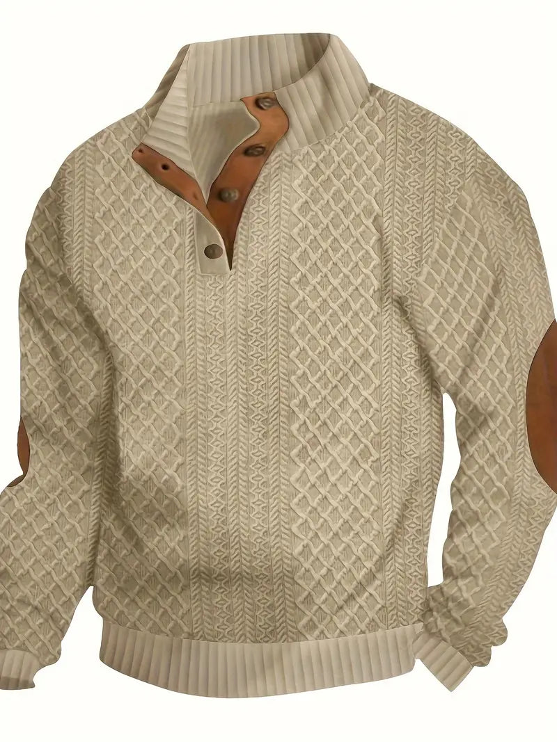 Pull à boutons élégants
