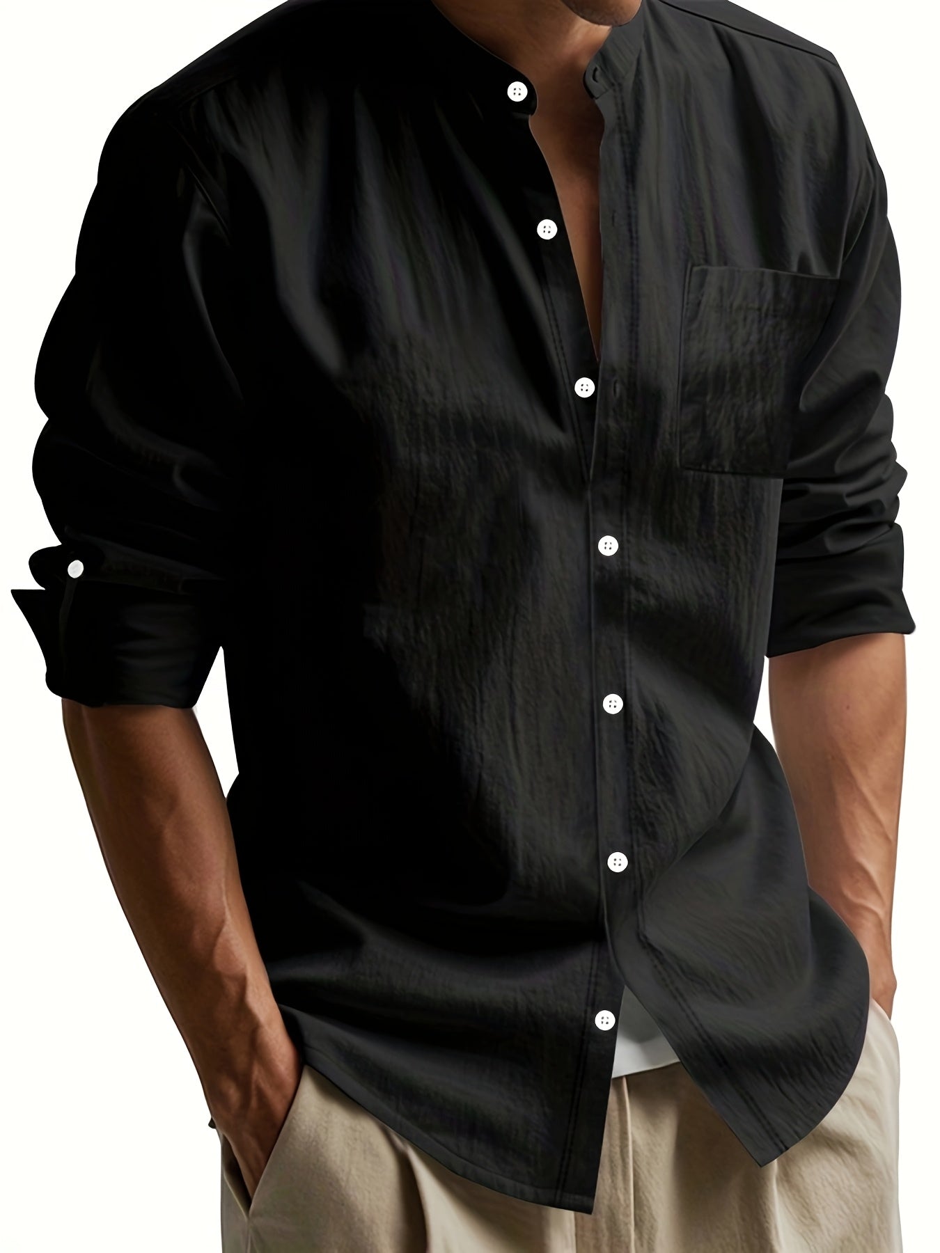 Chemise en lin élégante