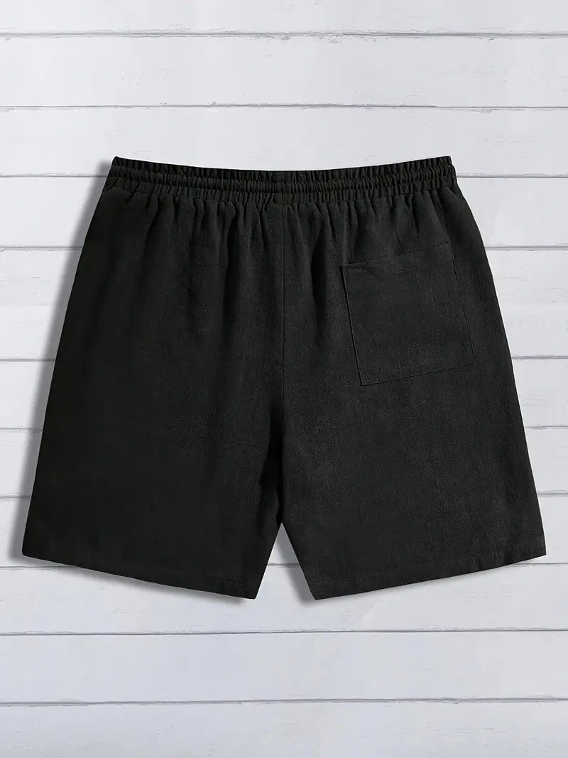 Short en lin décontracté