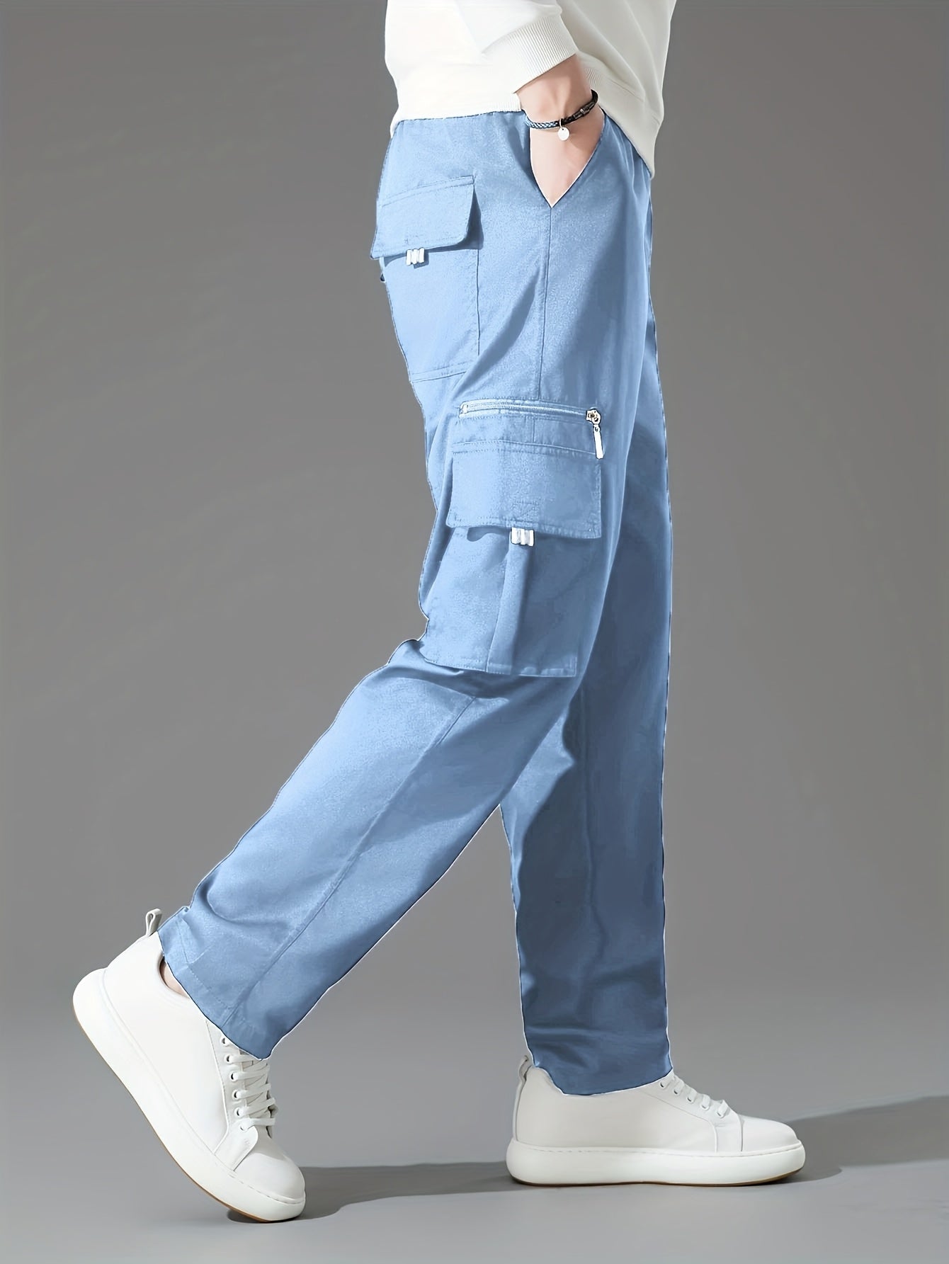 Pantalon cargo ample