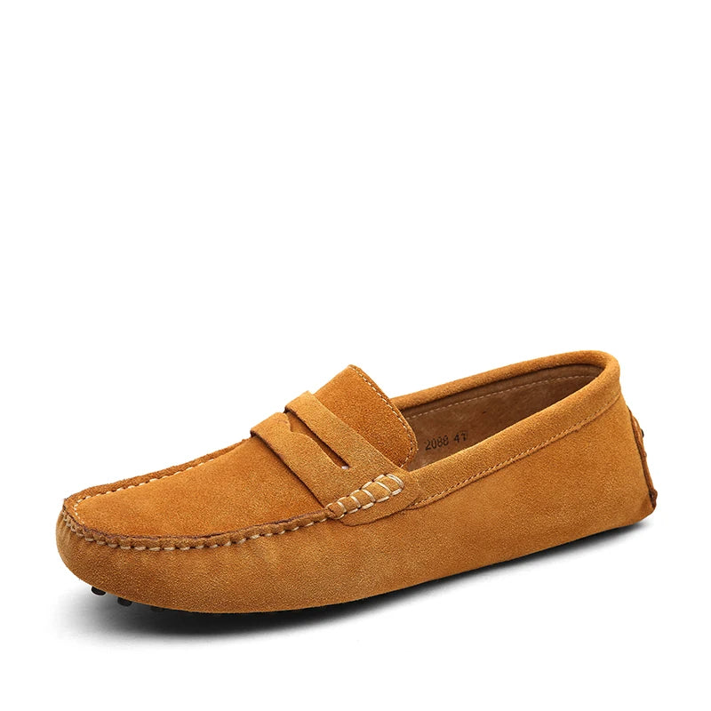 Mocassins décontractés en daim
