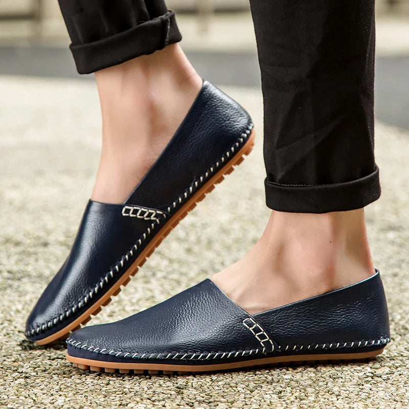 Mocassins en cuir léger
