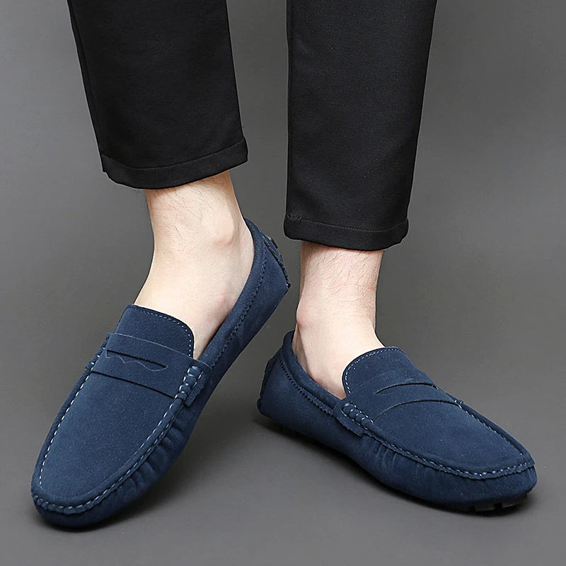 Mocassins en daim