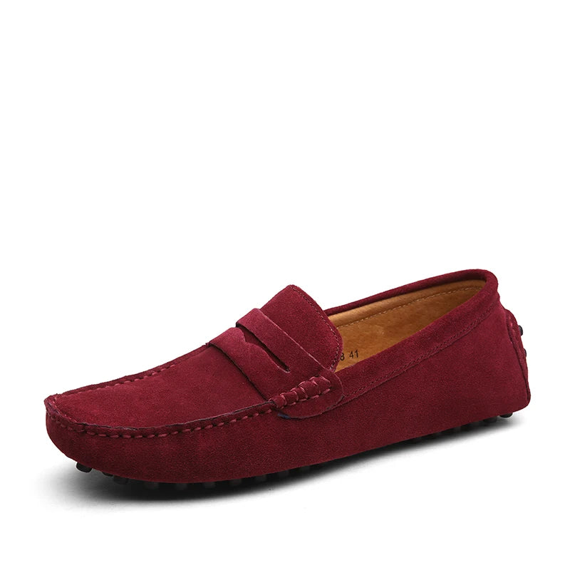 Mocassins décontractés en daim