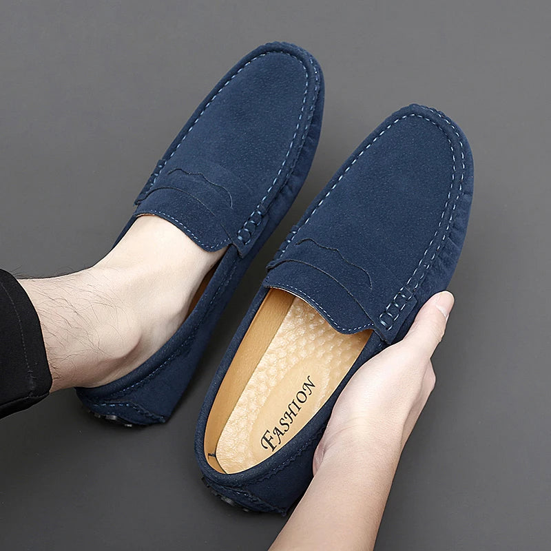 Mocassins en daim