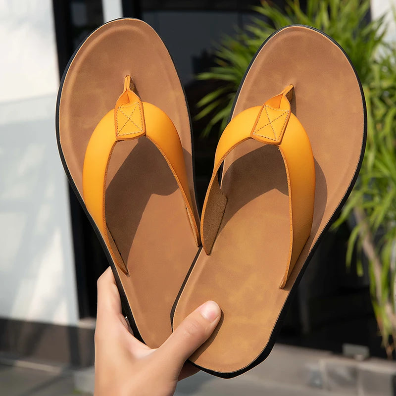 Sandales en cuir décontractées