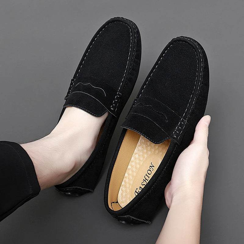 Mocassins en daim