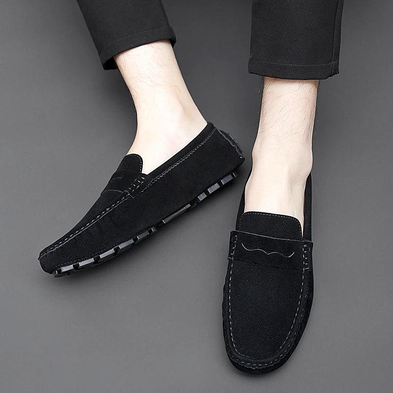 Mocassins en daim