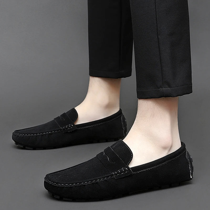 Mocassins en daim