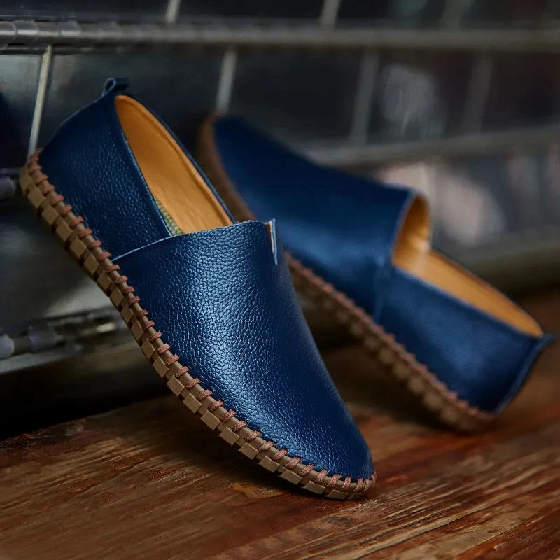 Mocassins en cuir respirant