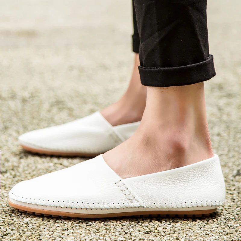 Mocassins en cuir léger