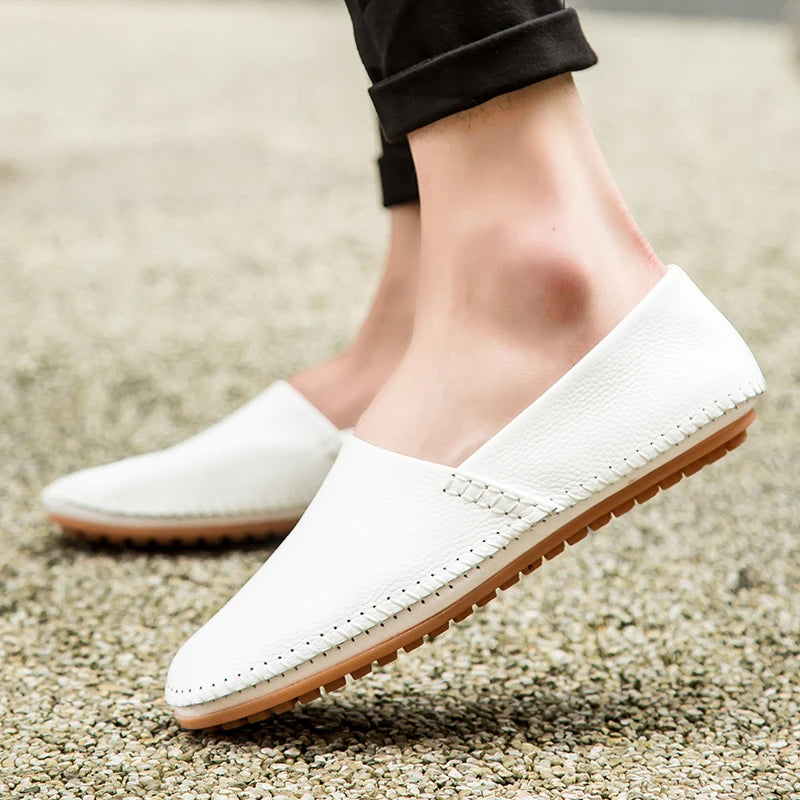 Mocassins en cuir léger