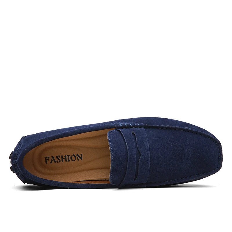 Mocassins décontractés en daim