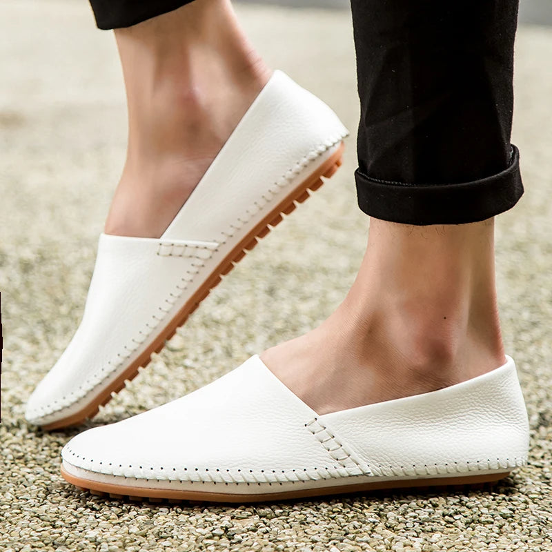 Mocassins en cuir léger