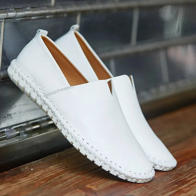 Mocassins en cuir respirant