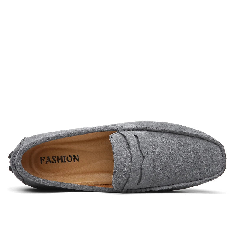 Mocassins décontractés en daim