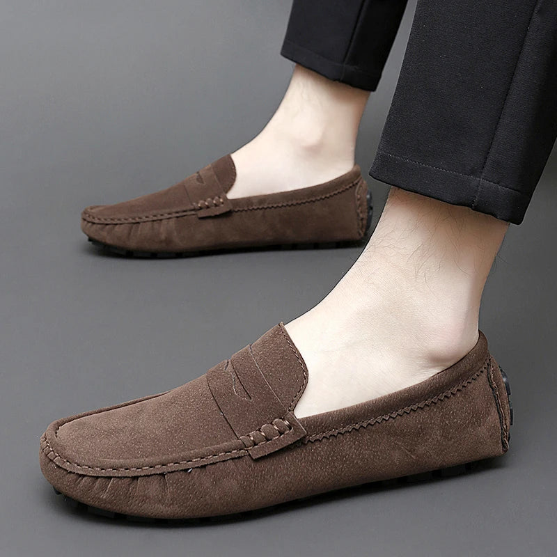 Mocassins en daim