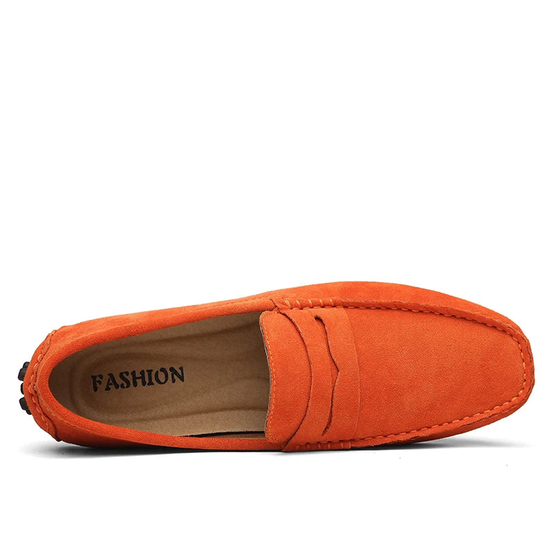 Mocassins décontractés en daim